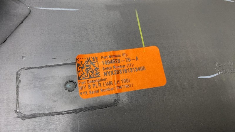 ⭕ 20-23 Model Y MY Driver Side B-Pillar Lower Trim Cover Panel Left 14