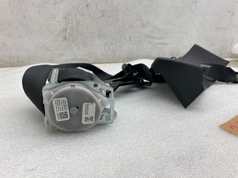 102313605D ⭕ 12-15 Model S Rear Right Seat Belt Retractor w/ Mid C-Pillar Trim 1023136-05-D
