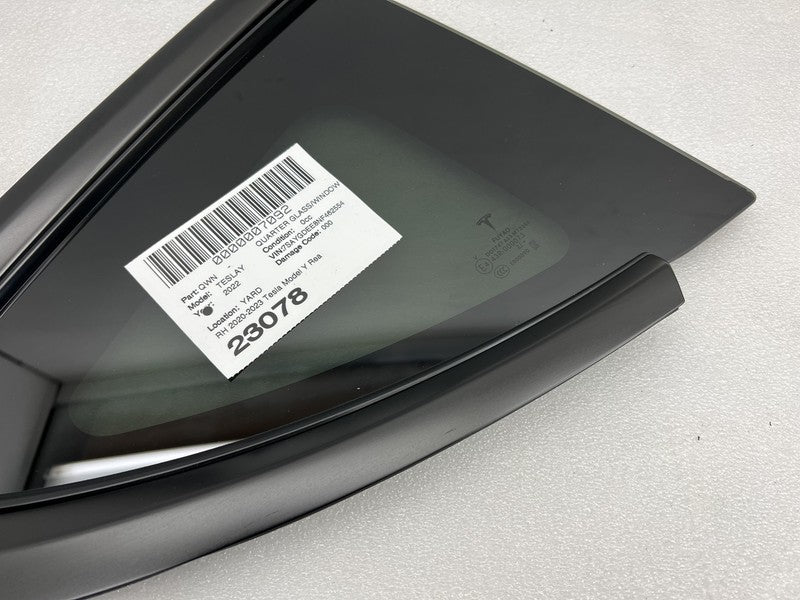 1495741-90-H 2020-2023 Tesla Model Y Rear Passenger Side Quarter Window QTR Glass Right Assy