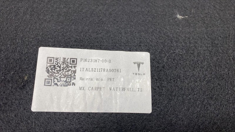 ⭕ 21-25 Model X Rear Interior Trunk Carpet Waterfall Cover 7 Seater 16