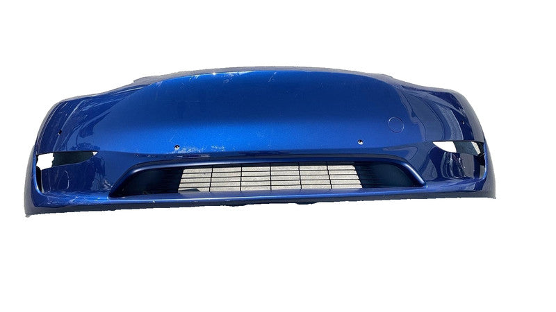 ⭕ 2020-2022 Tesla Model Y Front Bumper Cover w/ Grille Blue - PPSB 149