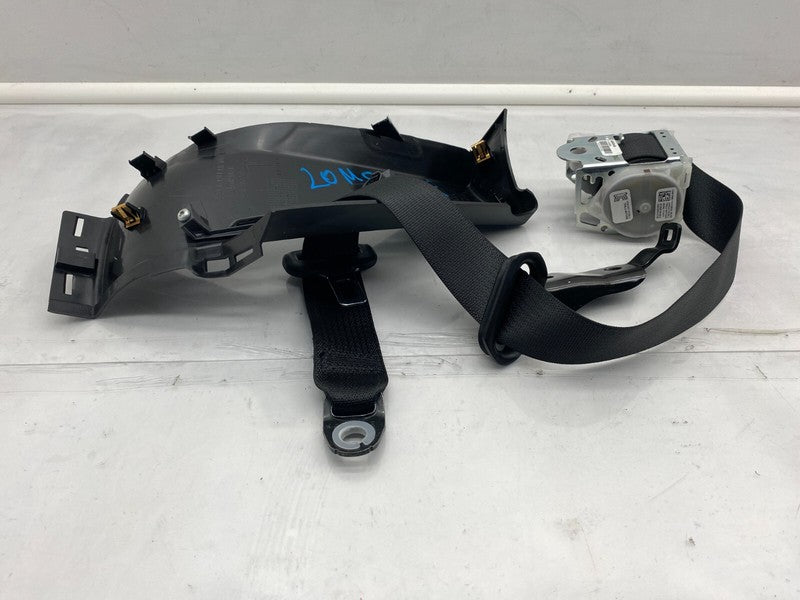 102473000 C ⭕ 16-20 Model S Rear Left Seat Belt Retractor w/ C-Pillar Mid Trim 1023136-05-D