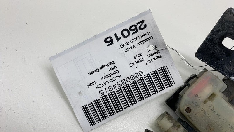 ⭕ 2012-2015 Tesla Model S Front Frunk Hood Lock Latch Secondary Release Assembly