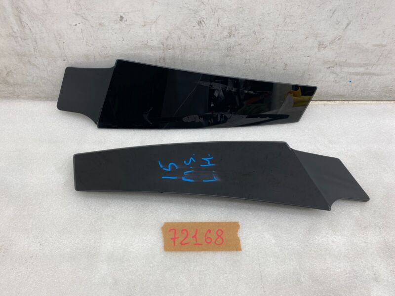 14941 ⭕ 2012-2015 Tesla Model S Left & Right Side B-Pillar Molding Applique Glass Trim