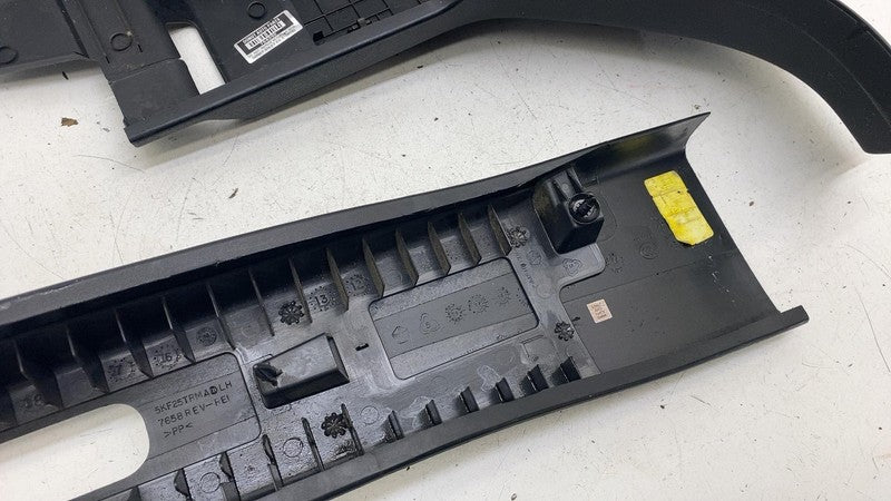 ⭕ 2011-2018 Jeep Wrangler Front Left Side Upper & Lower B Pillar Trim 