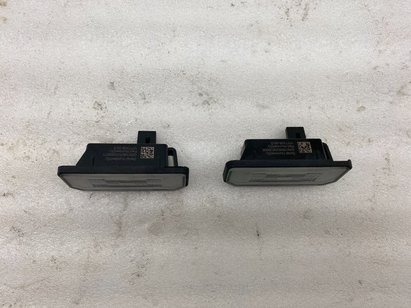 1077408 00 E ⭕ 2017-2023 Tesla Model 3 License Plate Tag LED Lamp Light Assembly 1077408-00-E