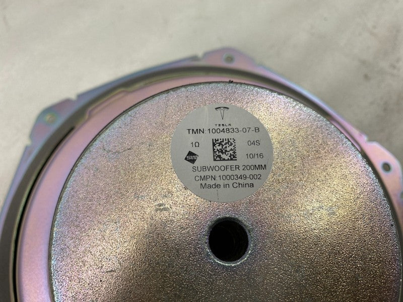 100483307B ⭕ 2012-2020 Model S Infotainment Audio Speaker Mid Subwoofer 200MM 1004833-07-B
