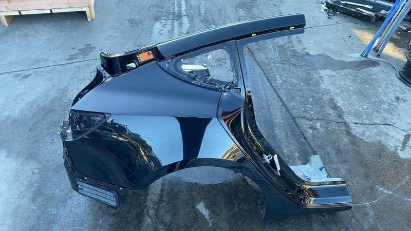 2017-2020 Tesla Model 3 Rear Right Quarter Panel Structural Cut Out Black - PBSB