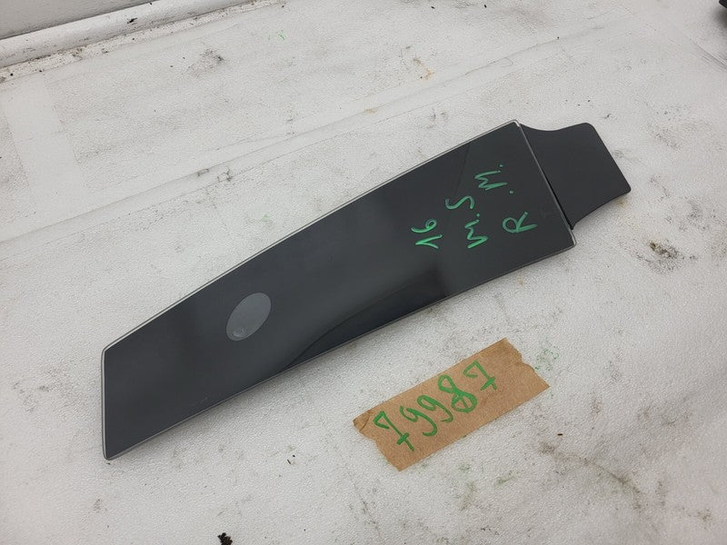 109230700B ⭕ 16-20 Model S Passenger B-Pillar Glass Applique w/ Camera Right 1092307-00-B