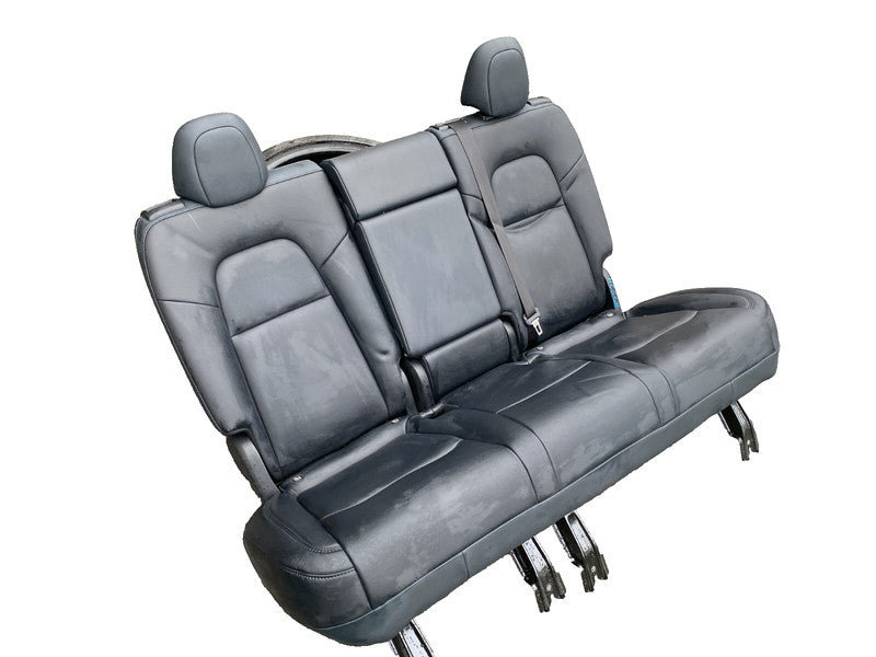 0 ⭕ 2020-2022 Tesla Model Y Rear 2nd Row Seat Upper & Lower Cushion Black Assembly