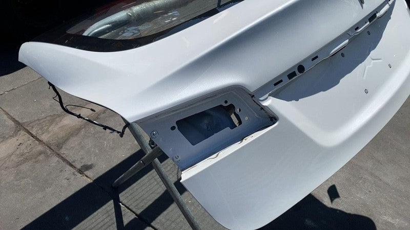 ⭕ 16-20 Model S MS Rear Tailgate Panel w/ Liftgate Glass White PPSW 60