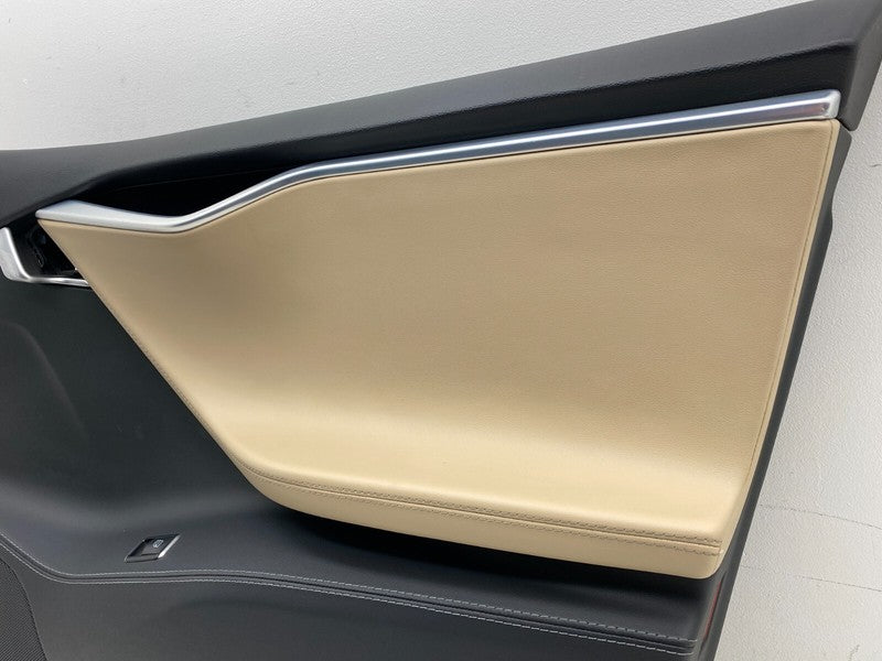 100793620L ⭕ 12-15 Model S Front Right Interior Door Panel Trim Card Cover RH 1007936-20-l