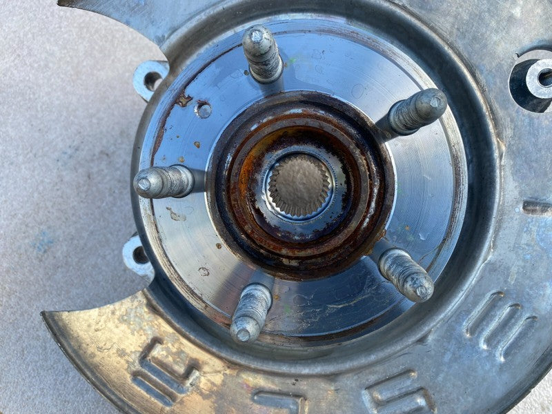 ⭕ 2016-2020 Tesla Model S Rear Right Suspension Knuckle Wheel Hub & Shield Assy