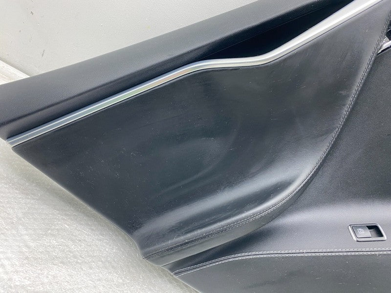 6006133 01 L ⭕ 12-20 Tesla Model S Rear Left Interior Door Panel Trim Card Cover 6006133-01-L