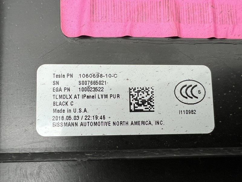 ⭕ 16-20 Tesla Model S Dashboard Instrument Panel Dash Top Pad Cover 10