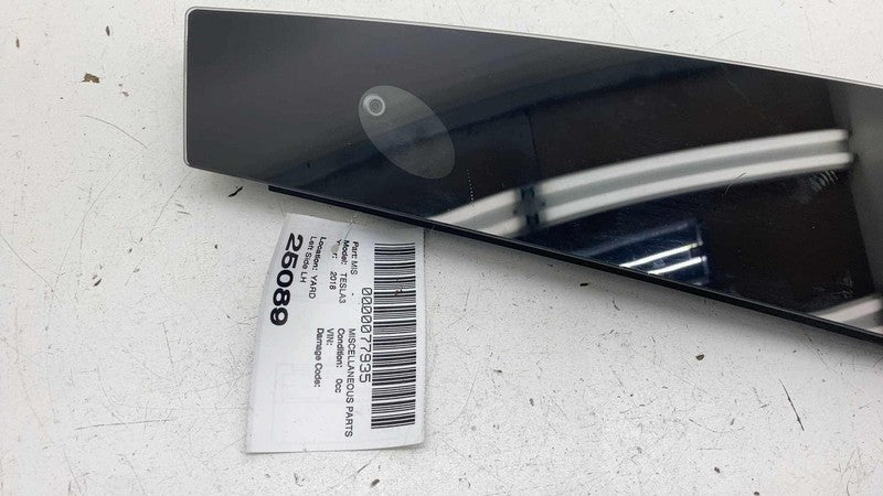 109297800C ⭕ 2017-2023 Tesla Model 3 Left B-Pillar Applique Glass Trim Molding 1100437-00-C