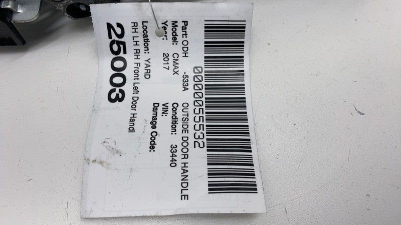 2013-2018 Ford C-Max Front Driver Side Exterior Outside Door Handle Le