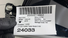 ⭕  17-20 Tesla Model 3 M3 Rear Driver Side Door Shell Panel Left LH Black PBSB