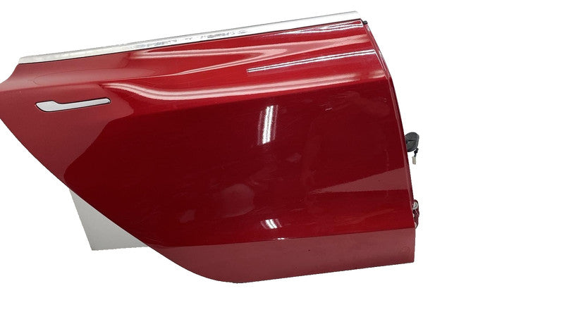 ⭕ 2017-2020 Tesla Model 3 Rear Passenger Side Door Shell Panel Right RH Red PPMR