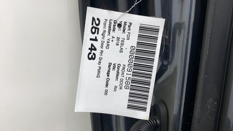 ⭕ 2016-2020 Tesla Model S Front Passenger Side Door Shell Panel Right 