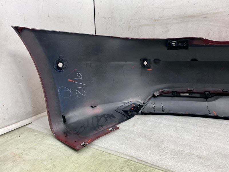⭕ 2016-2020 Tesla Model S MS Rear Bumper Cover Red w/ Park Sensor Hole