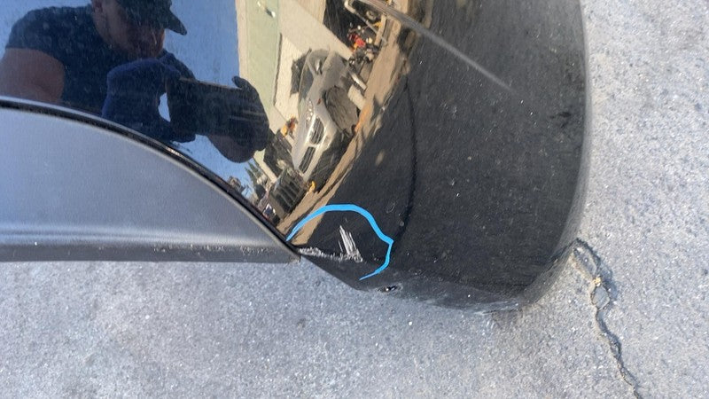 2017-2022 Tesla Model 3 Rear Bumper Cover w/ Park Sensor & Reflector B