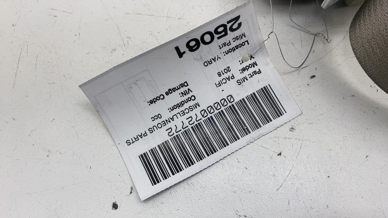 6EB04PD2AD ⭕ 17-21 Chrysler Pacifica Rear Left 3rd Row Seat Belt & Retractor OEM 6EB04PD2AD