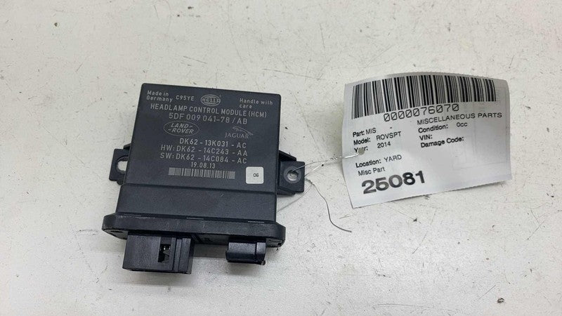 ⭕ 2014-2022 Land Rover Range Rover Sport Headlight Control Module DK62