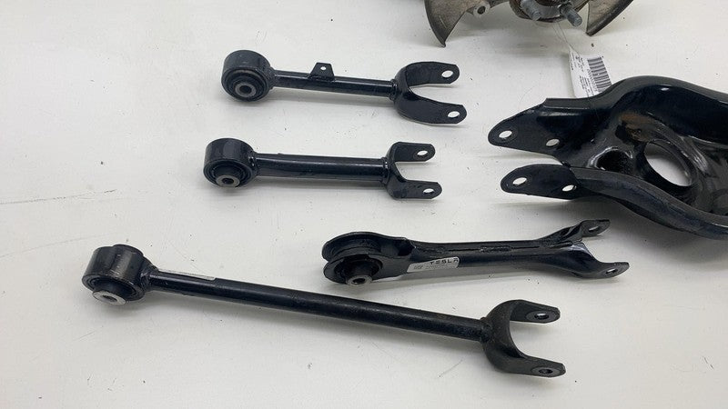 ⭕17-23 Model 3 Rear Left Knuckle Hub w/ Upper + Lower AFT Toe Link  10