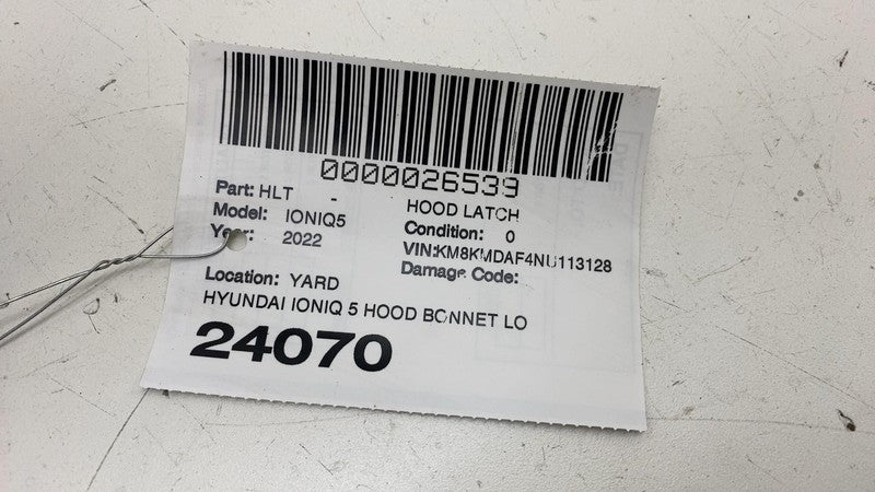 81130GI000 ⭕22-24 Hyundai Ioniq 5 Front Hood Bonnet Lock Latch w/ Release Cable 81130-GI000