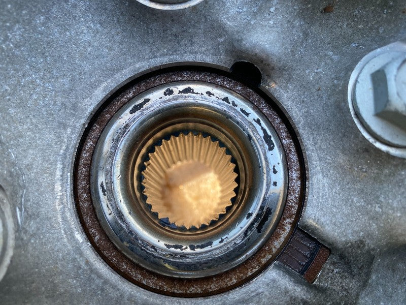 107216000A ⭕ 16-20 Model S X Rear Left Spindle Knuckle w/ Wheel Hub & Shield 1072160-00-A