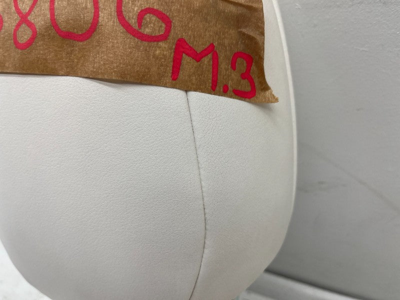 ⭕ 2017-2023 Tesla Model 3 M3 Front Left or Right Seat Headrest White Leather Ass