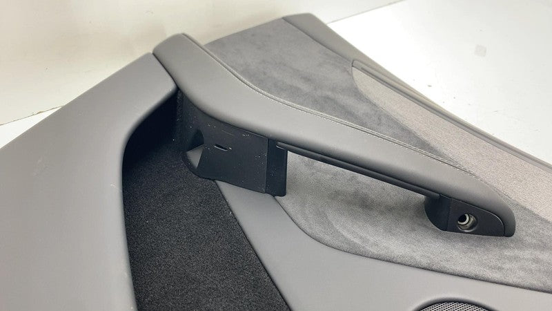 ⭕ 25-26 Tesla Model Y Rear Driver Side Door Panel Trim Card Cover Blac