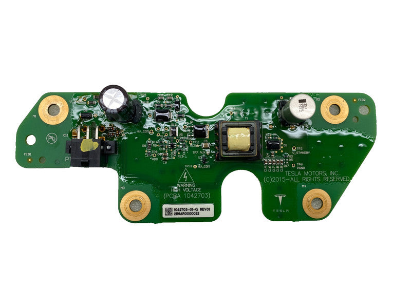 104270301G ⭕12-20 Tesla Model S PCBA High Voltage Battery Standby Supply Board 1042703-01-G