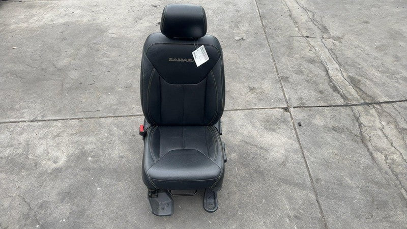 ⭕ 11-17 Jeep Wrangler Front Driver Side 1st Row Bucket Seat Black Leather Left
