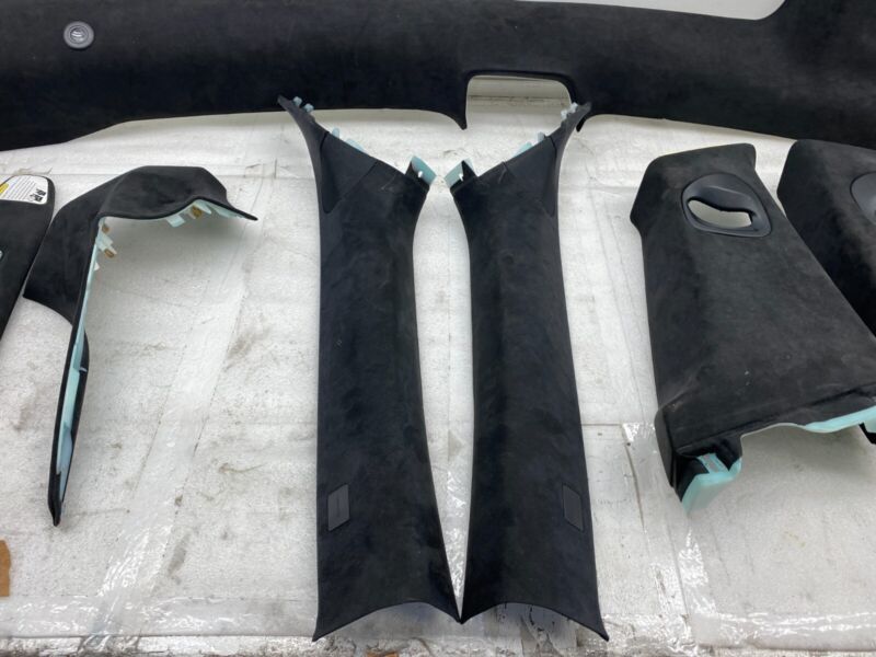 100745702C 2016-2020 Tesla Model S SET of Ceiling Headliner Sunvisor Upper A + B + C-Pillar