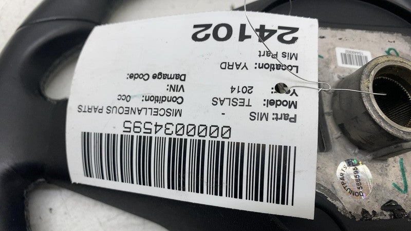 ⭕ 2012-2015 Tesla Model S Performance Steering Wheel Black Leather 102