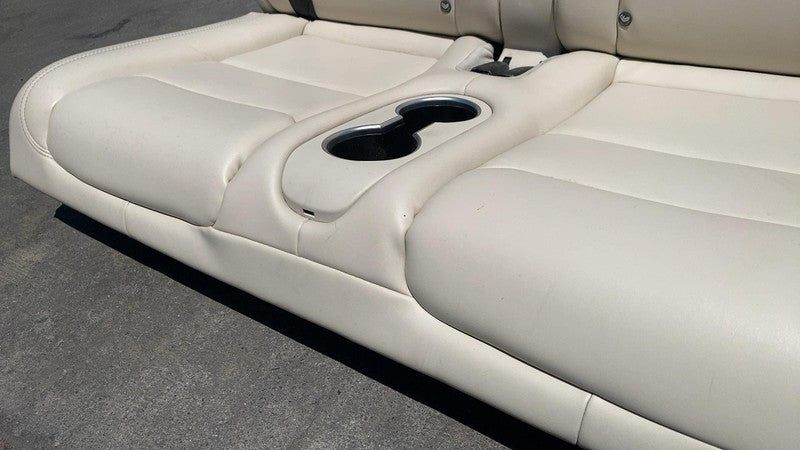 ⭕ 2016-2020 Tesla Model X Rear Left & Right 3rd Row Seat Leather White