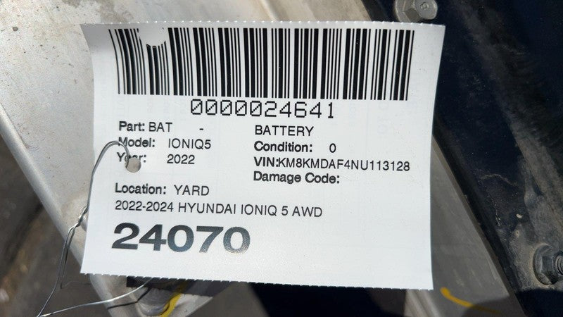 37501GI350 ⭕2022-2024 Hyundai Ioniq 5 AWD HV High Voltage Battery Pack Assembly 37501-GI350