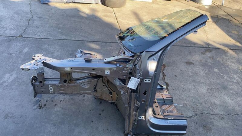 ⭕ 19-23 Audi e-Tron Front Left Fender Frame Horn Apron Structural Body Cut Out