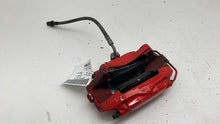 ⭕ 12-20 Tesla Model S Rear Passenger Side Caliper Red w/ Brake Hose Line Right