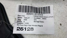 ⭕ 20-24 Tesla Model Y Front Passenger Side Door Window Regulator & Motor Right