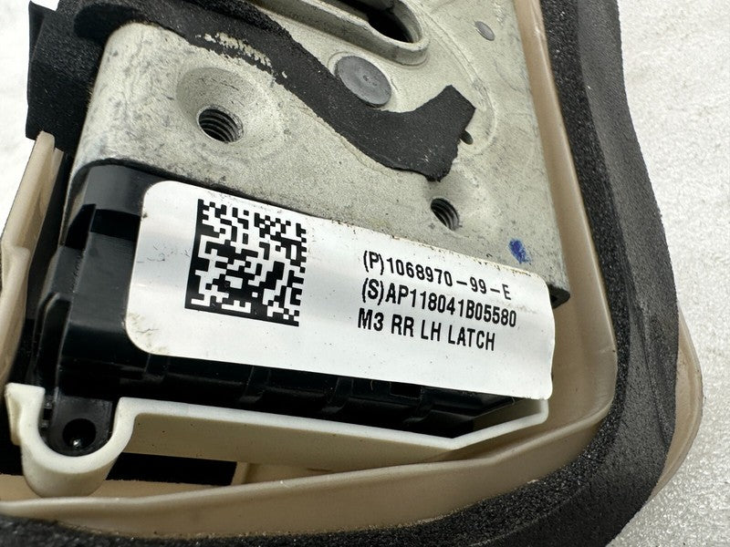 106897099E ⭕17-23 Tesla Model 3 Rear Driver Side Door Lock Latch Actuator Left 1068970-99-E