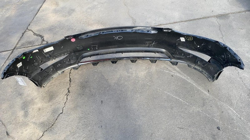 ⭕ 20-23 Model Y MY Front Bumper Cover w/ Sensor Holes Black PBSB 16068