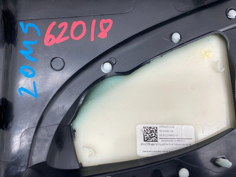 ⭕ 2016-2020 Tesla Model S Right Lower Center B-Pillar Trim Carrier 105