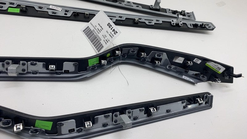 1035826 00 2016-2020 Tesla Model X SET of Front & Rear Left & Right Door Molding Trim Decor