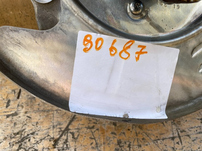1044416 00 F 17-23 Model 3 Rear Right Side Spindle Knuckle w/ Shield & Wheel Hub 1044416-00-F