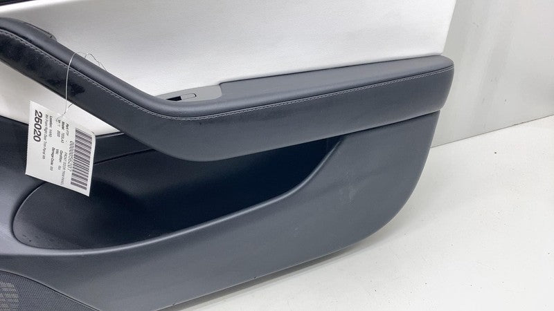 1477304 92 D 2017-2020 Tesla Model 3 Front Passenger Side Interior Door Panel Trim Card Right
