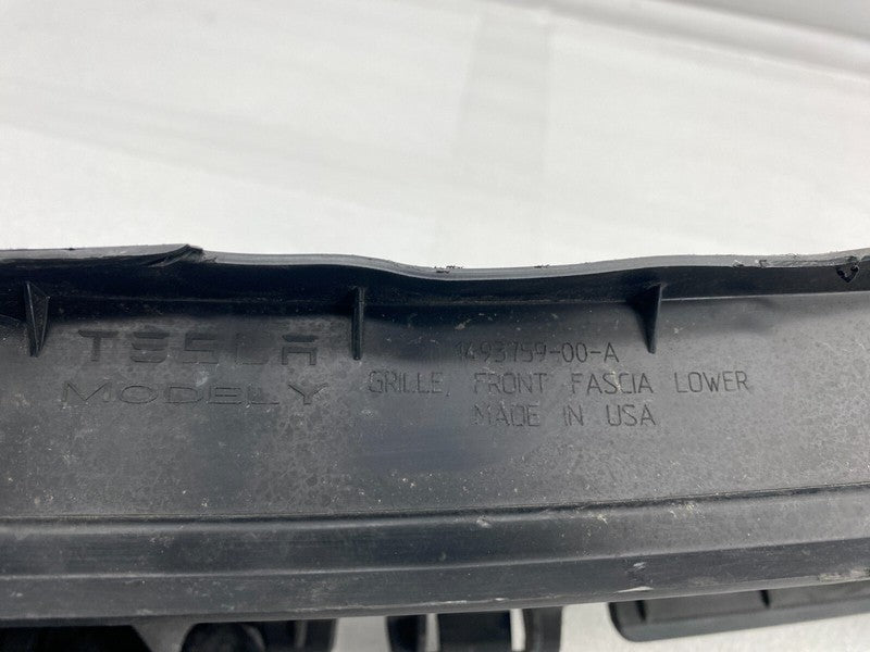 1493759 00 A ⭕2020-2023 Tesla Model Y MY Front Bumper Lower Center Grille Fascia 1493759-00-A