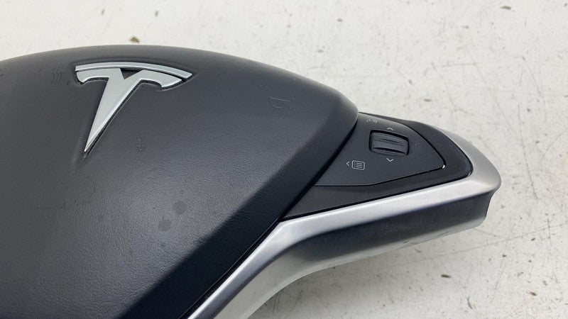 ⭕ 12-15 Model S MS Steering Wheel Airbag w/ Control Switch & Bezel 102